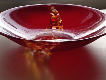 Red Confetti Bowl