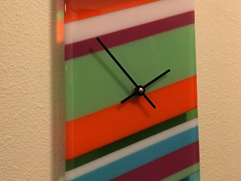Striped Wall Clock
