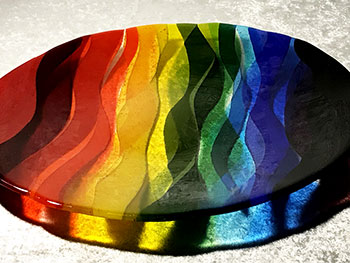 20in Rainbow Platter