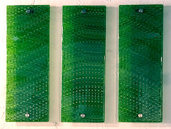 Green Tapestry Triptych